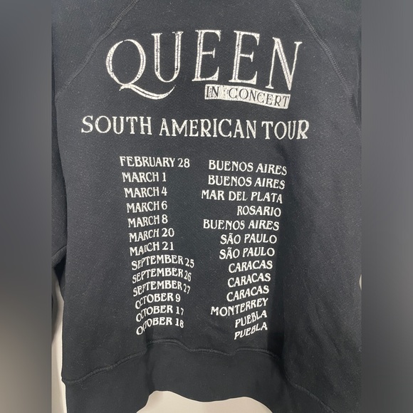 NWT DAYDREAMER QUEEN SOUTH AMERICAN TOUR RAGLAN CREW - Picture 10 of 11